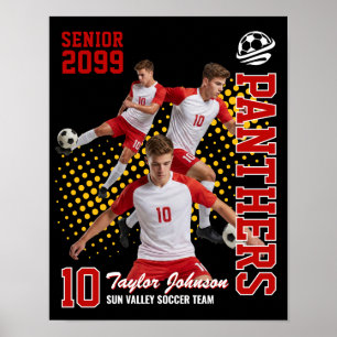Póster Jugador de Fútbol Americano Personalizado Foto Col