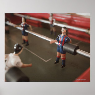 Póster Jugador de fútbol de mesa