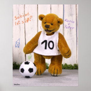 Póster Jugador de fútbol Dinky Bears