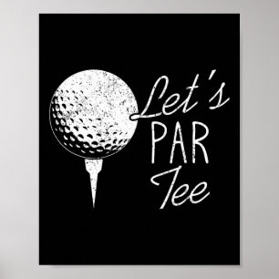 Póster Jugador de golf cita divertida de golfista gran di