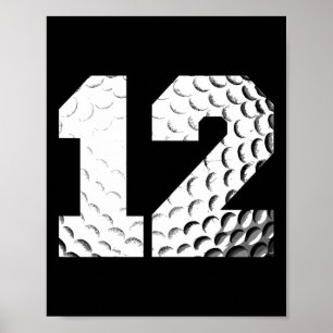 Póster Jugador de golf de 12 años de edad