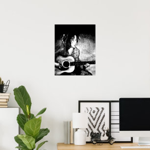 Póster Jugador de guitarra