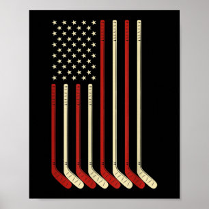 Póster Jugador de hockey Hockey Hockey Hockey Hockey Hock