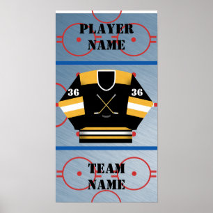 Póster Jugador de hockey Poster Jersey