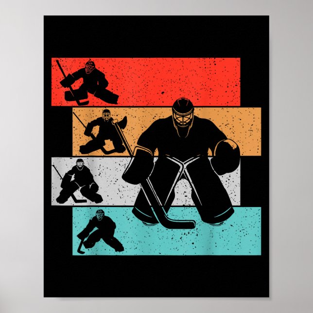 Póster Jugador de hockey sobre hielo (Frente)