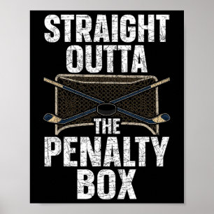Póster Jugador de Hockey sobre Hielo Directo desde La Caj