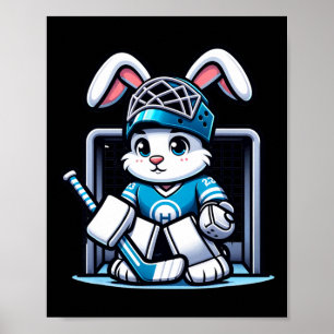 Póster Jugador de hockey sobre hielo Hombres Niños Niños