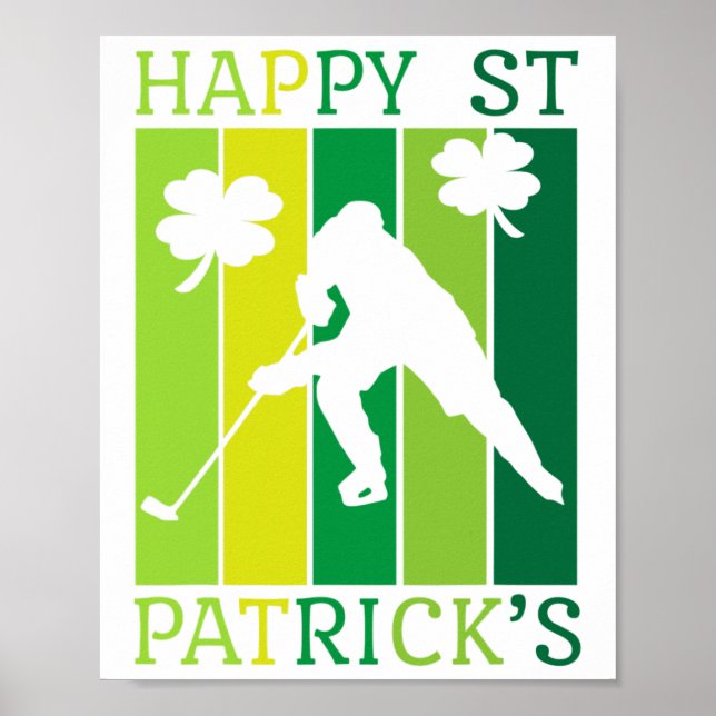 Póster Jugador de hockey St Puttruicks Ice ad hoc (Frente)