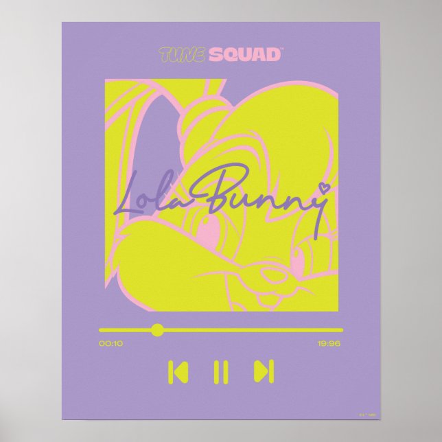 Póster Jugador de música de Lola (Frente)