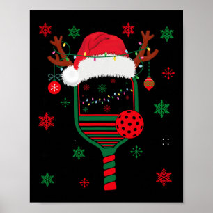 Póster Jugador de pelotas Navidades navidad de renos