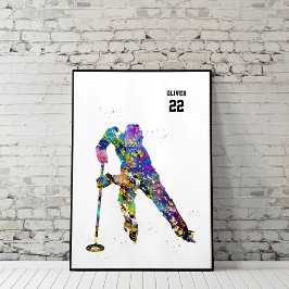 Póster Jugador de ringette
