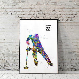 Póster Jugador de ringette