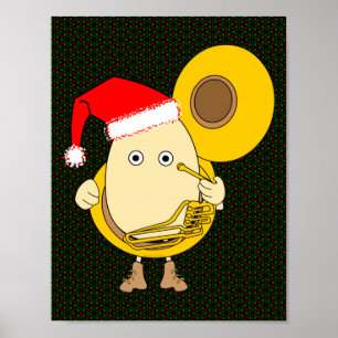 Póster Jugador de Santa Tuba Egghead