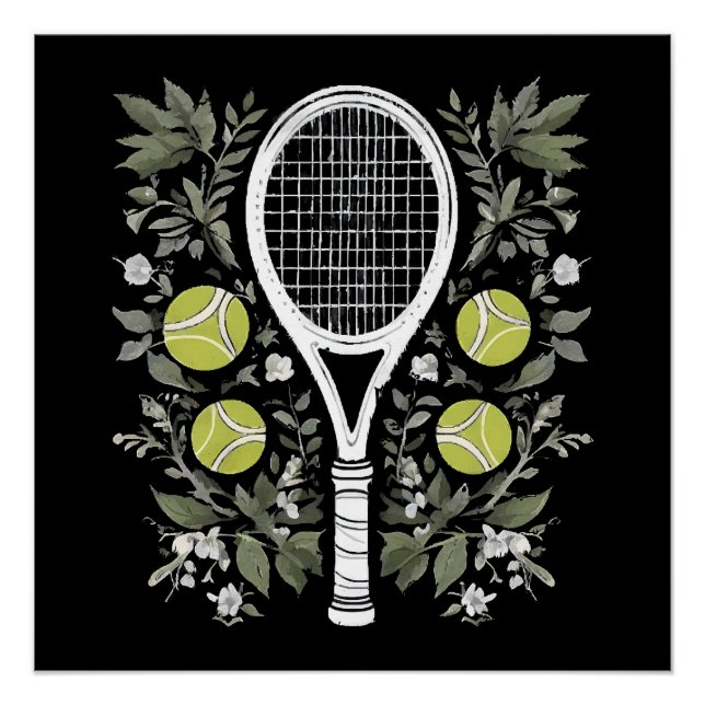 Póster Jugador de tenis (Anverso)