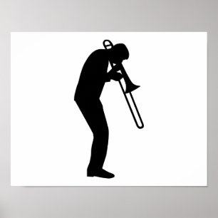 Póster Jugador de Trombone