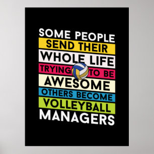 Póster Jugador de Voleibol Administradores de Voleibol