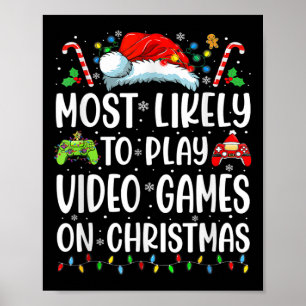 Póster Jugador Divertido Muy Probable Para Jugar Videojue
