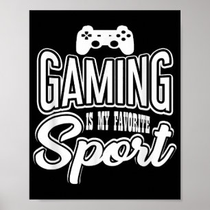 Póster Jugador - El Juego Es Mi Deporte Favorito