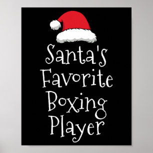 Póster Jugador favorito de boxeo de amigos - Navidades Fu