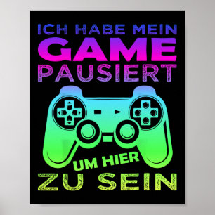 Póster Jugador Jugador Jugador Juegos Consola Pc - Tengo