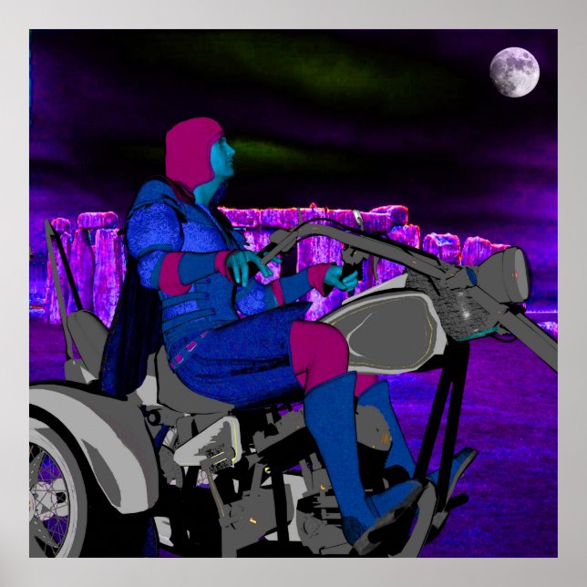 Póster Jugador nocturno (Frente)