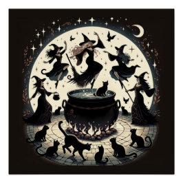 Póster Jugadores de brujas: Encantada reunión forestal