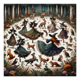 Póster Jugadores de brujas: Encantada reunión forestal