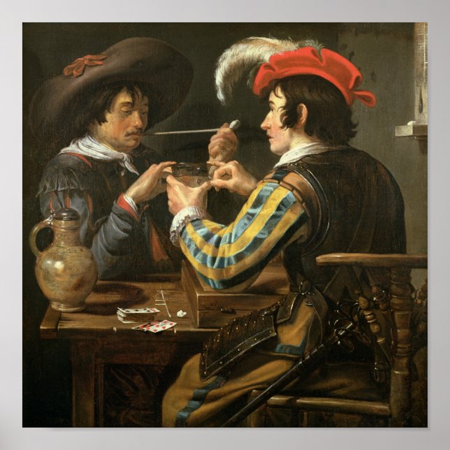 Póster Jugadores de cartas (Frente)