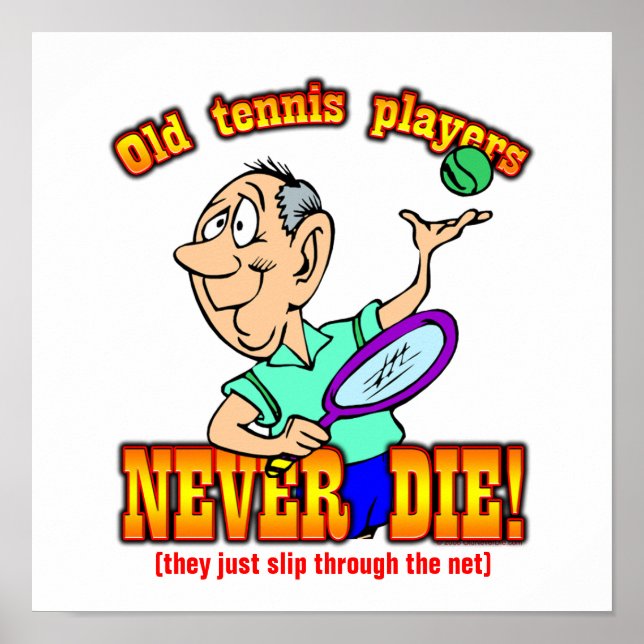 Póster Jugadores De Tenis (Frente)