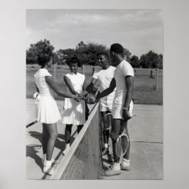 Póster Jugadores De Tenis Negros