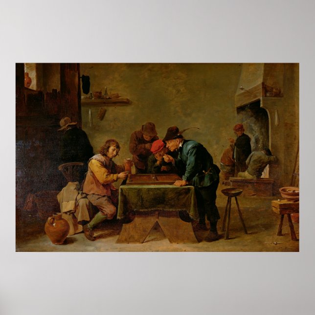 Póster Jugadores del Backgammon, c.1640-45 (Frente)