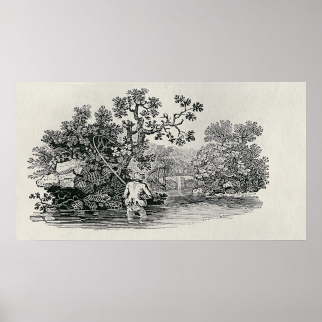 Póster Jugando al Salmón (Frente)