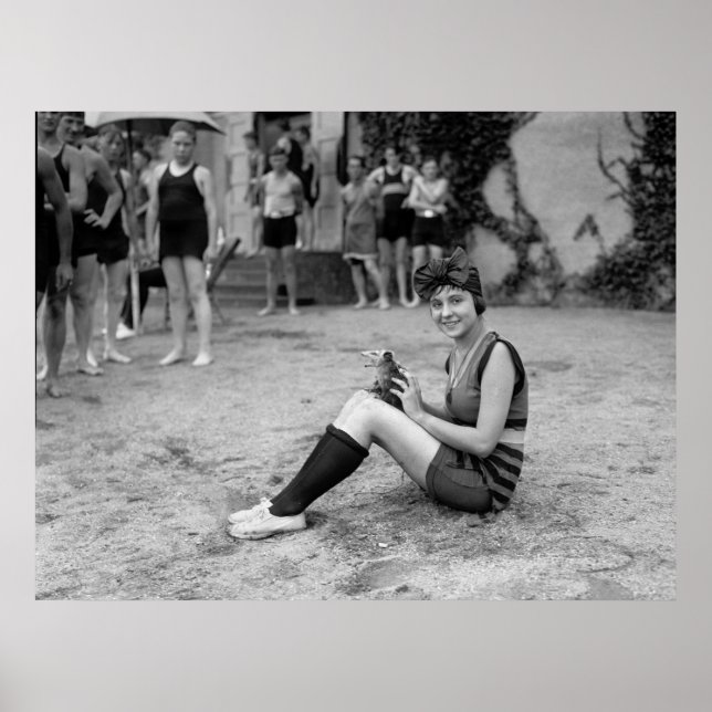 Póster Jugando con Possum, 1922 (Frente)