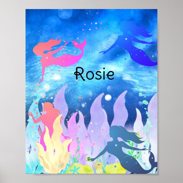 Póster Jugando la sirena (Frente)