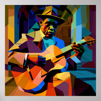 PÓSTER JUGANDO LOS BLUES