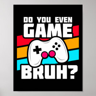 Póster Jugando Videojuegos - Juegos de Pc y Consola - Vi