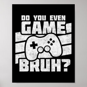 Póster Jugando Videojuegos - Juegos de PC y Consola - Vi