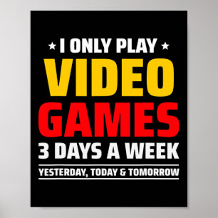 Póster Jugando Videojuegos - Juegos de Pc y Consola - Vi 