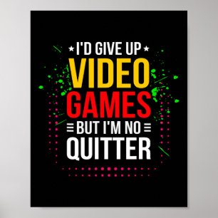 Póster Jugando Videojuegos - Meme de Videojugador - Vid D