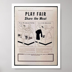 Póster Jugar a la feria