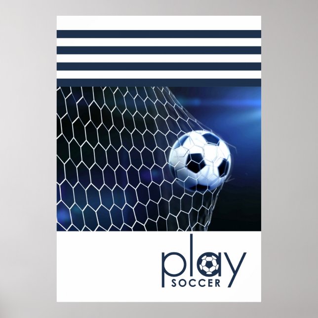 Póster Jugar al fútbol (Frente)