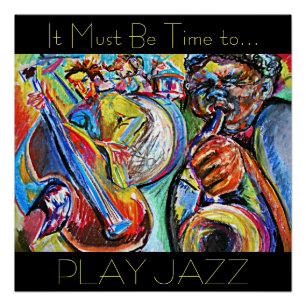 Póster Jugar al Jazz