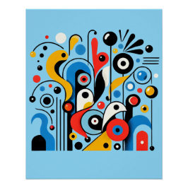 Póster Jugar en el campo