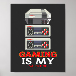 Póster Jugar es mi San Valentín