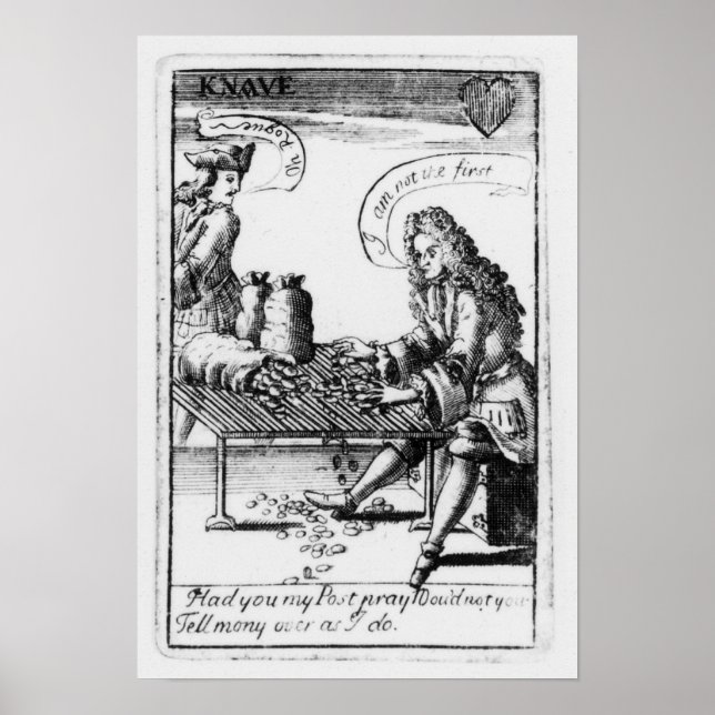 Póster Jugar tarjetas conmemorativas (Frente)