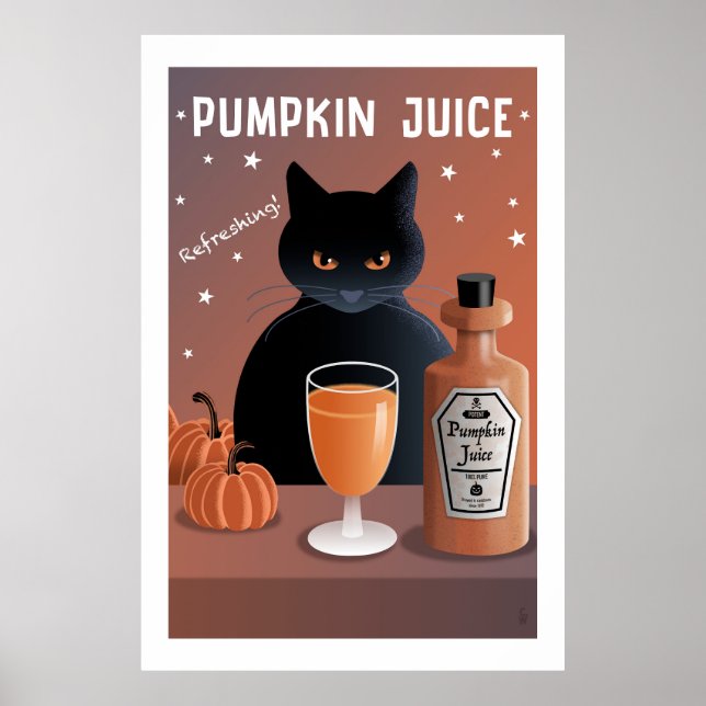 Póster Jugo de calabaza (Frente)