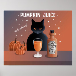 Póster Jugo de calabaza