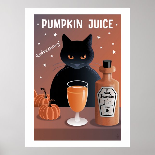 Póster Jugo de calabaza (Frente)