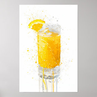 Póster Jugo de Naranja