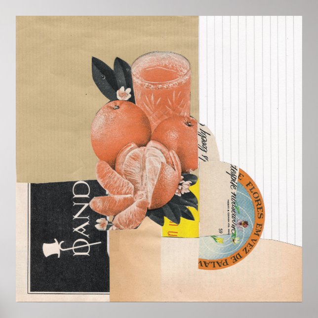 Póster Jugo naranja (Frente)